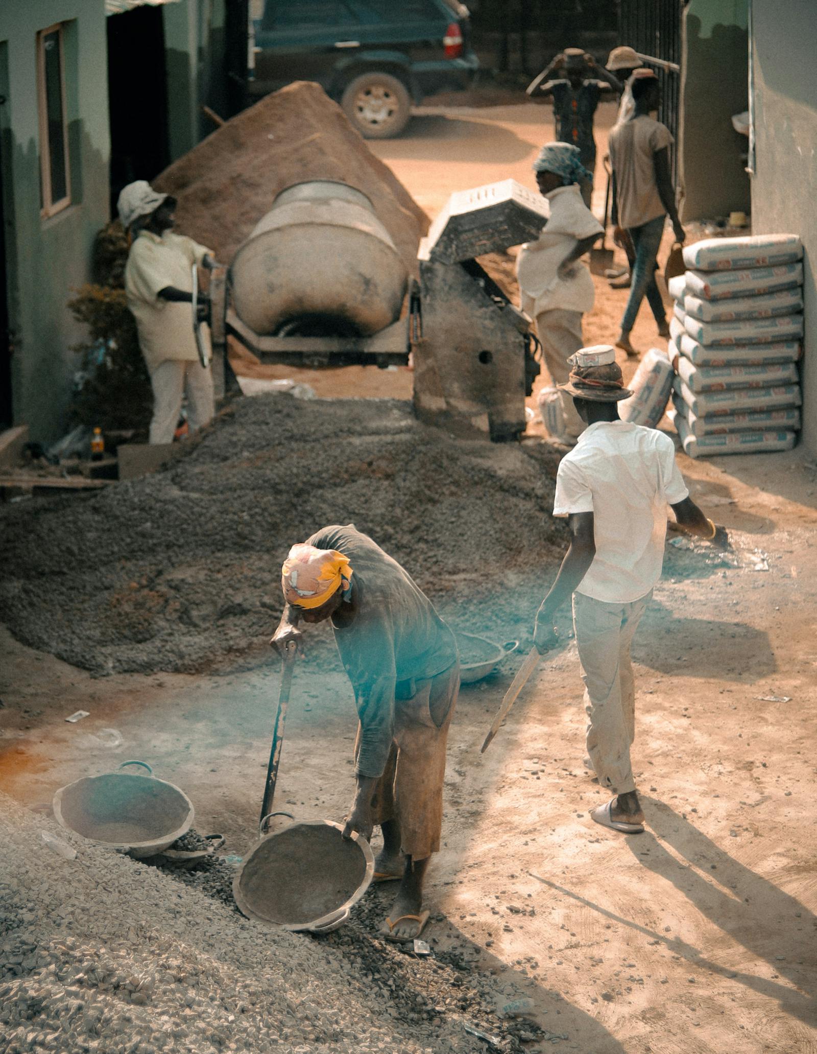 Construction Site in Tanzania