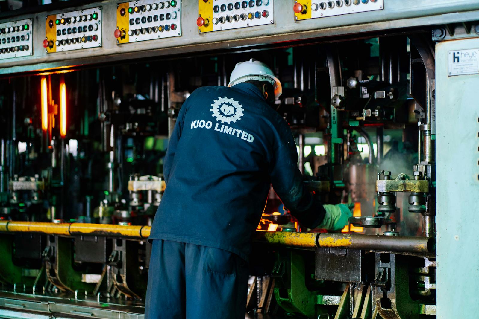 Tanzanian manufacturing facility with workers on production line